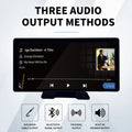 Portable 1136-inch GPS-enabled Wireless CarPlay Dash Cam With Screen Mirroring