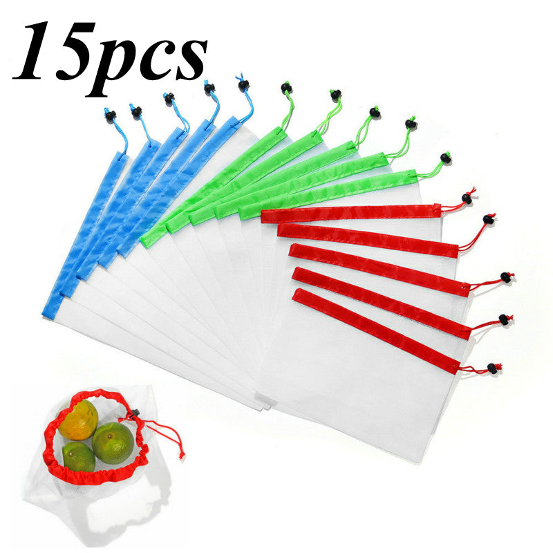 Kitchen Washable Eco Bag Fruit And Vegetable Toy Shopping Set