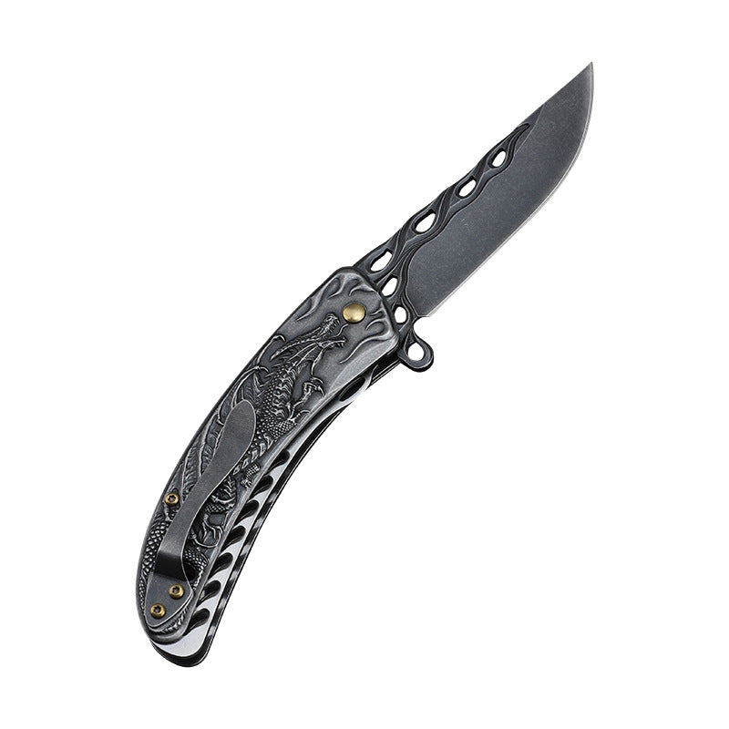 Stainless Steel Folding Outdoor Self-defense Camping Portable Travel Home Knife