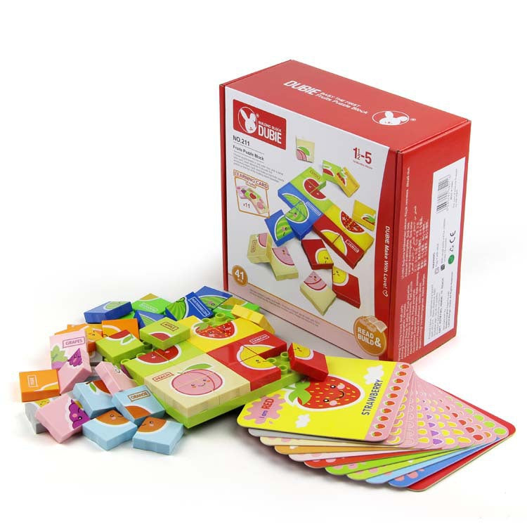 Early Childhood Education Cognitive Creative Vegetable And Fruit Plane Puzzle