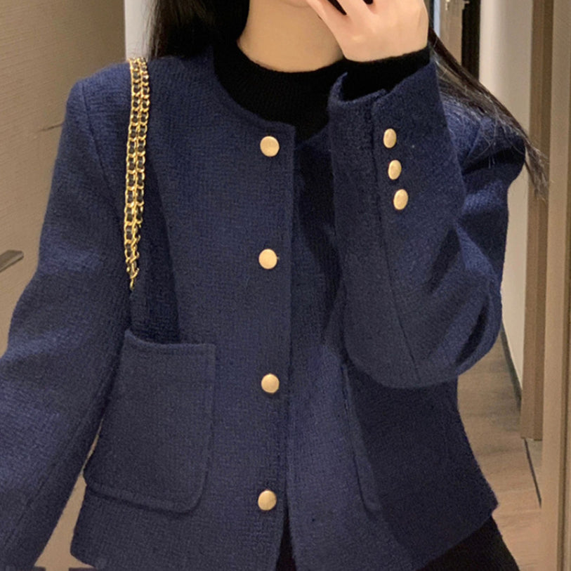New Fallwinter French-style Vintage Chic Long-sleeve Top