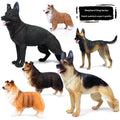 Children's Solid Animal Model Simulation Dog Toy