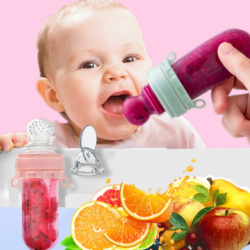 Fruit And Vegetable Mesh Bag To Eat Fruit Complementary Food Silicone Molar Stick