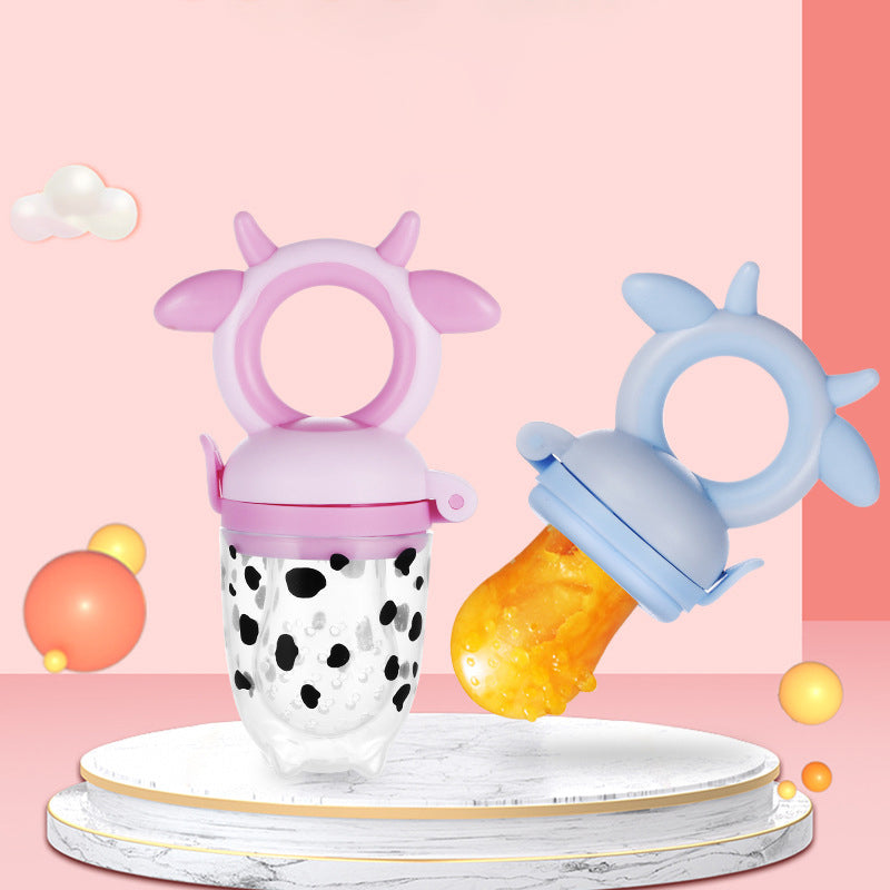 New Baby Fruit And Vegetable Happy Silicone Pacifier Milk
