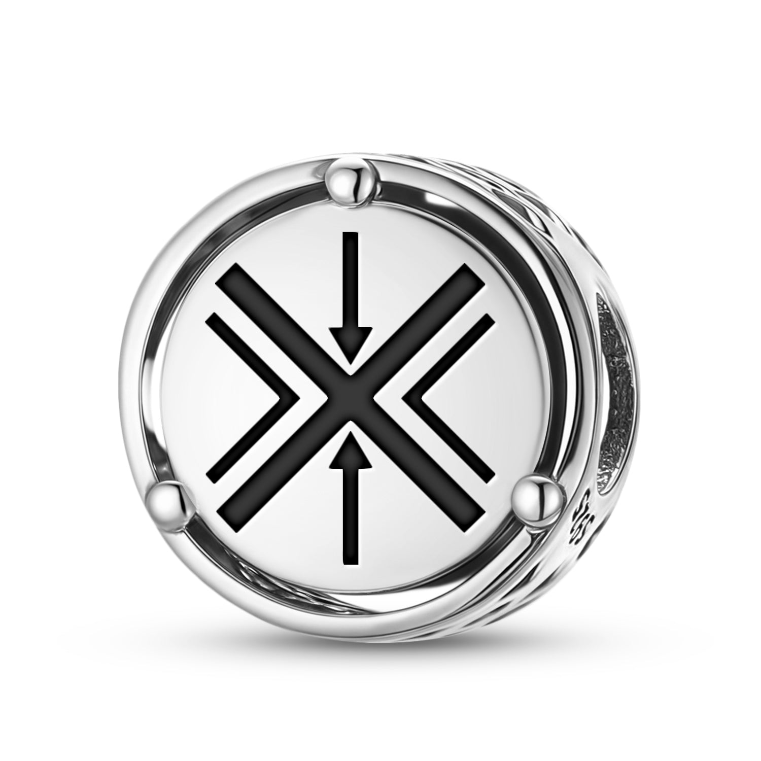 925 Sterling Silver Native Rock Art Immortality CharmsBracelets & N...