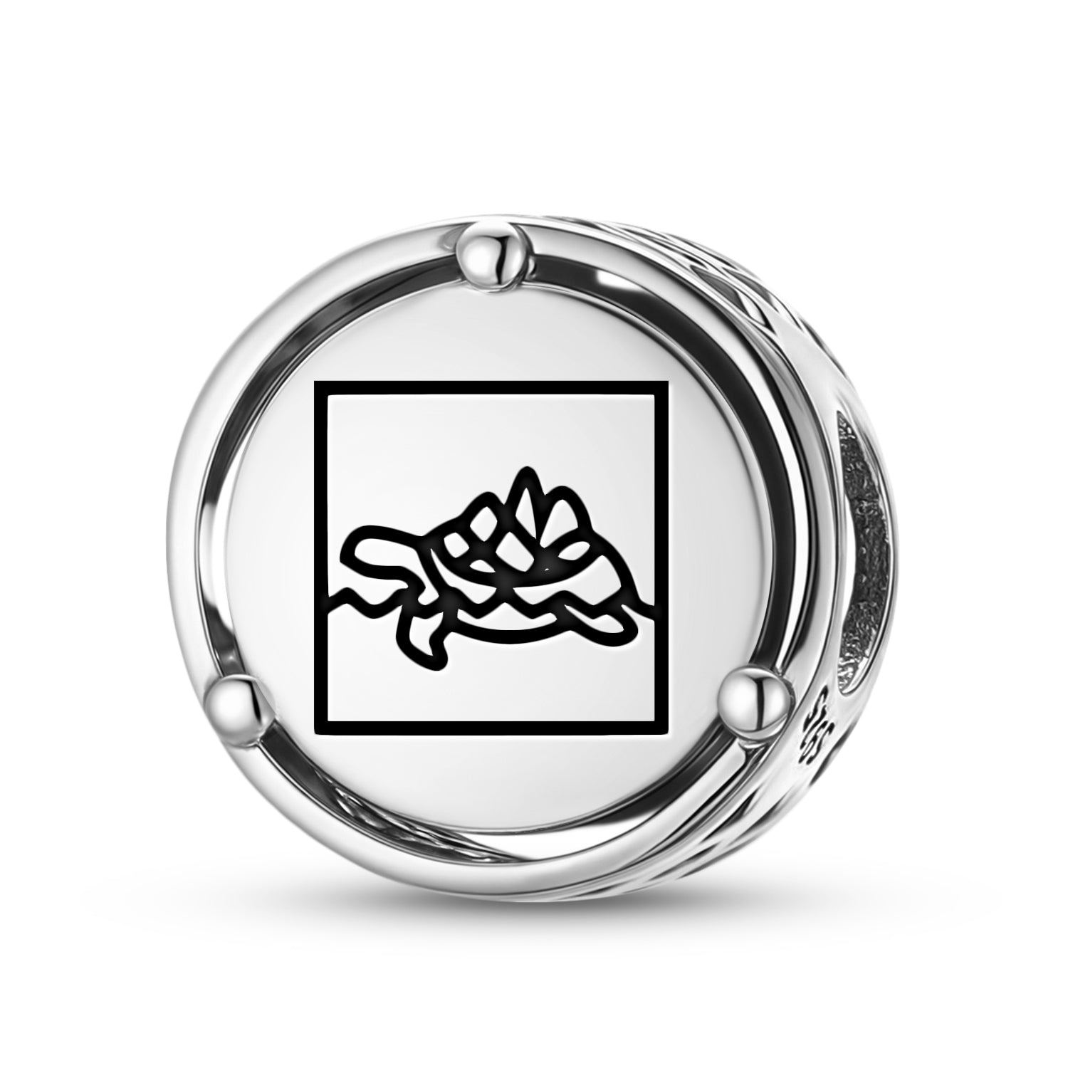 925 Sterling Silver Inuit Turtle Island CharmsBracelets & Necklaces...