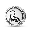 925 Sterling Silver Nazca Lines The Hands CharmsBracelets & Necklac...