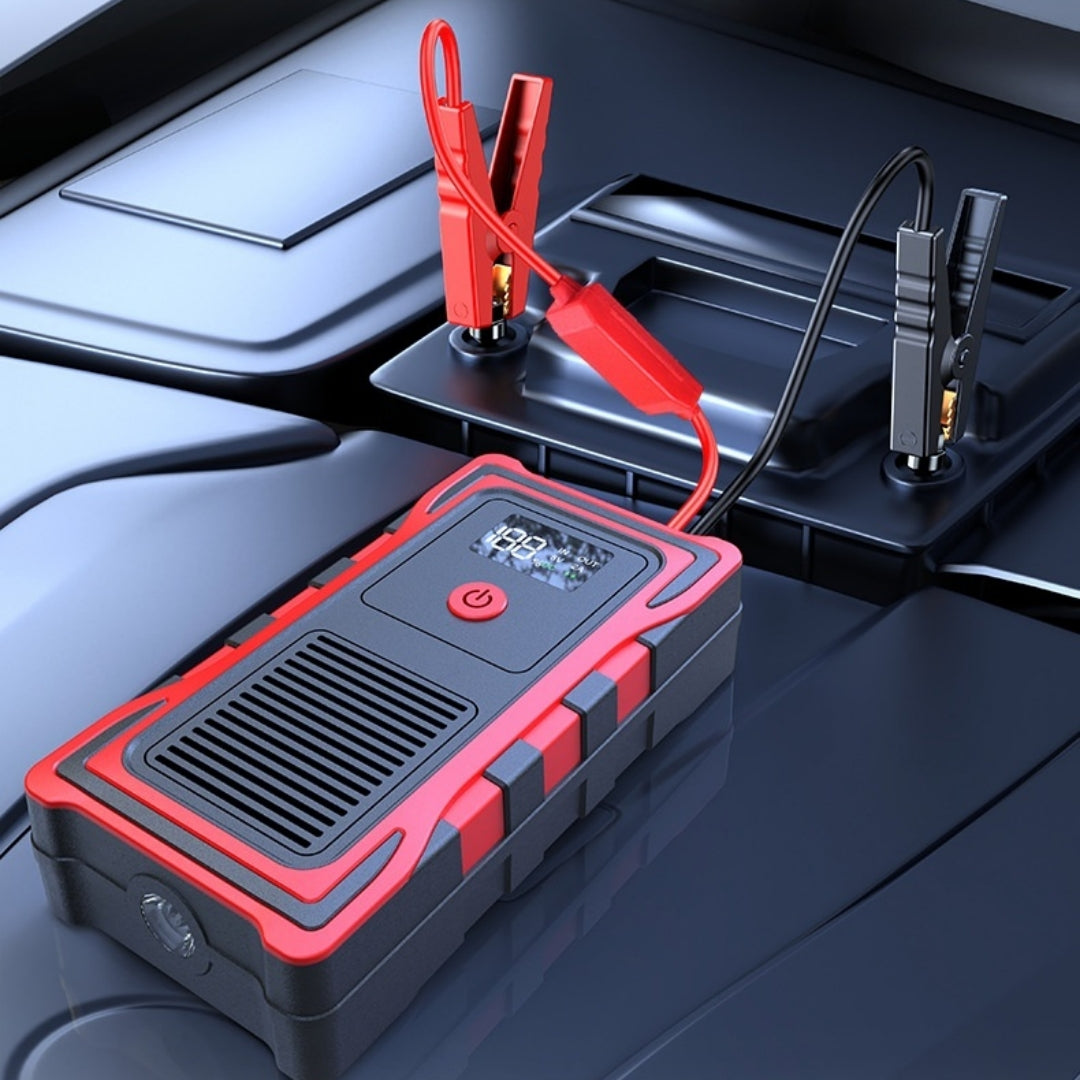 Car Emergency Jump Air PumpBattery Charger Combo Emergency High-Cur...