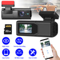 1Pc 2K HD Front Dash CamCarIPS Screen Night Vision Loop Recording I...