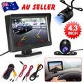 Waterproof HD Car Reverse Camera Kit Monitor Night Vision Rear View Parking Cam
