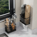 Wall-mounted Kitchen Drying Rack For Chopsticks Storage