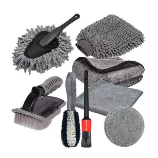 8 Piece Car Wash Cleaning Tool Brush Beauty Kit