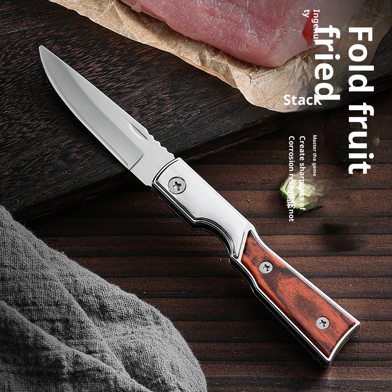 Foldable Portable Sharp Multi-purpose Knife For Unpacking, Self-defense, And Camping