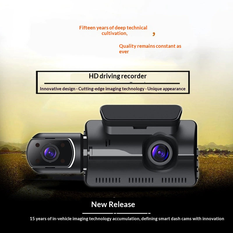 3-inch HD Night Vision Dash Cam3 LensesCross-Border Use