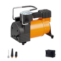Heavy Duty 12V All-Metal Tyre Inflator Air Compressor For Reliable Roadside Use, Fast 150 PSI Car Tyre Inflator With Mechanical Gauge, Durable Tyre Inflator, Compact Car Tyre Pump And Tyre Pump, Plug-