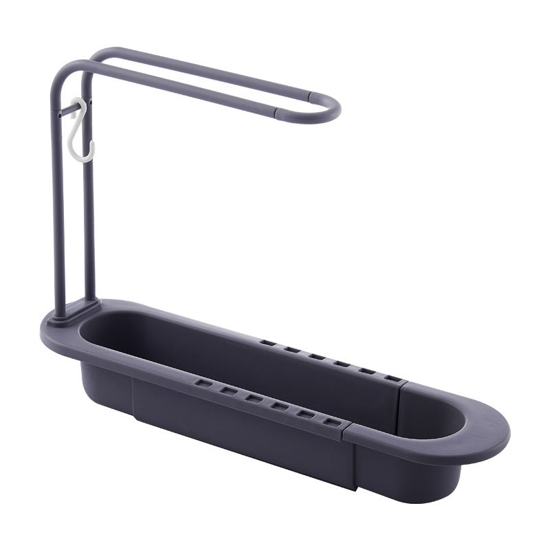 Retractable Sink Drain Rack Filter Sink Vegetable Washing Drain Basket