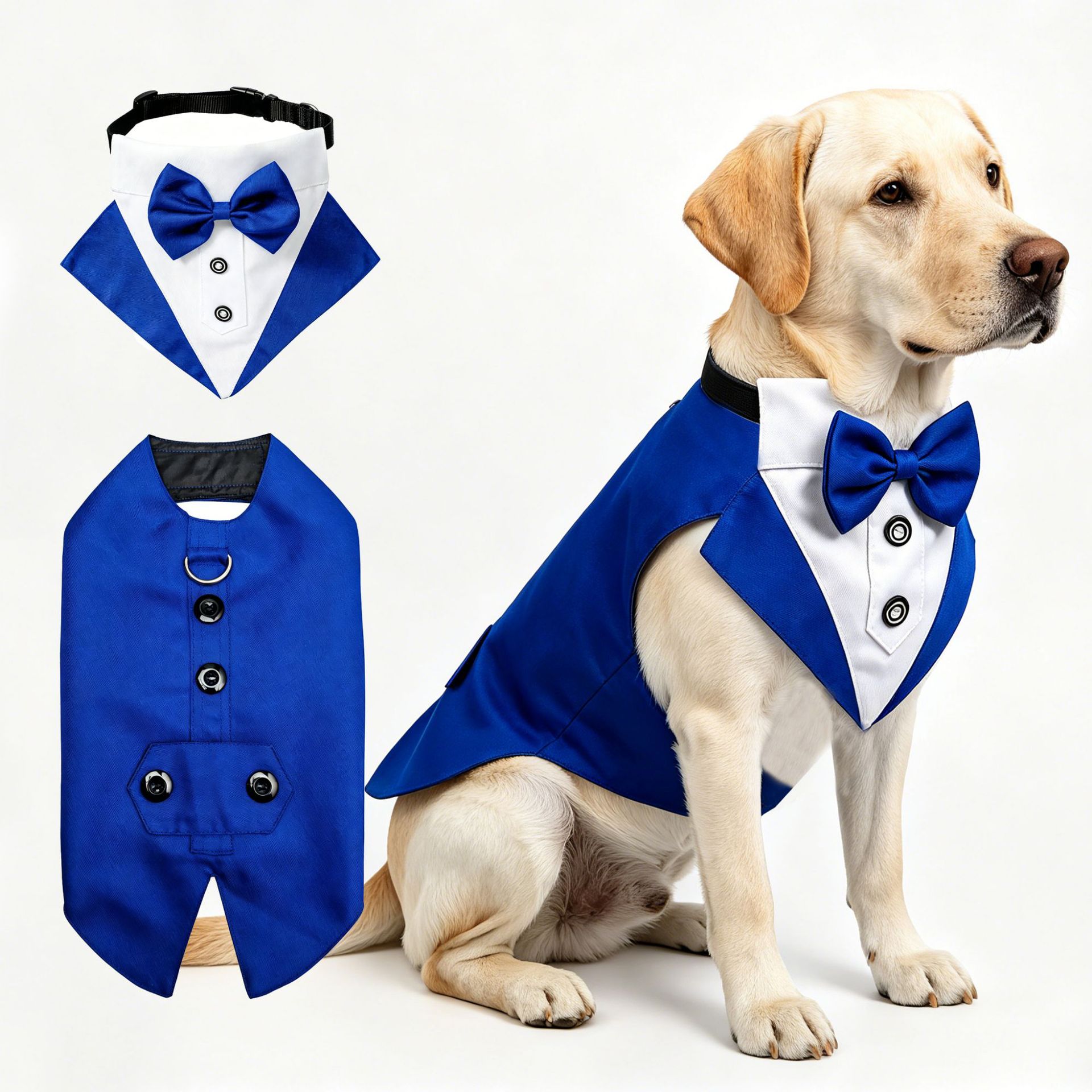 Creative All-Match Pet Clothes And Scarf Set
