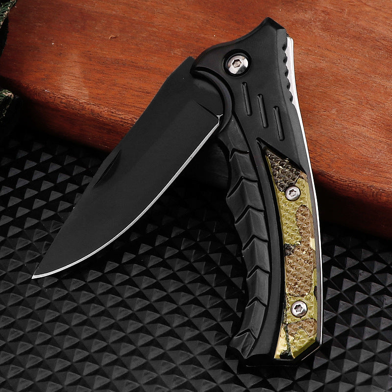 New Outdoor Folding Knife Multi-function Stainless Steel Camping