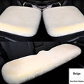 Thickened Winter Car Seat Cushion Plush Three-piece Set